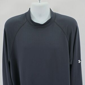 Under Armour Black Mock‎ Neck XL Long Sleeve T-Shirt
